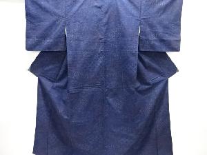 花古典柄織出し十日町紬着物